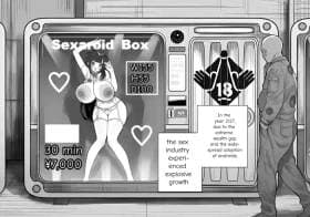 I tried using a vending machine from the near future that sells sexaroids...